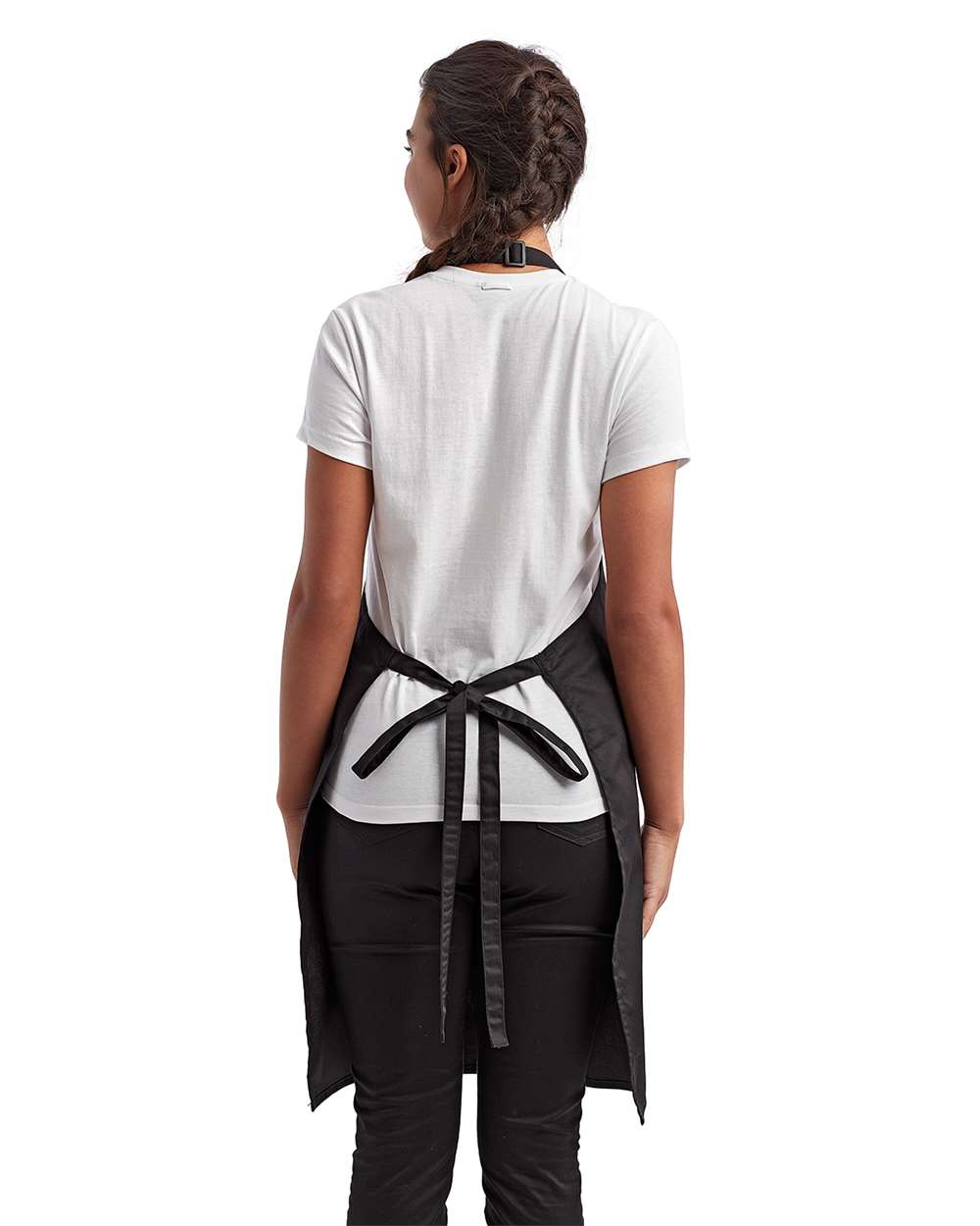 Artisan Collection by Reprime-RP154-Recycled Bib Apron with Pocket - Image 3