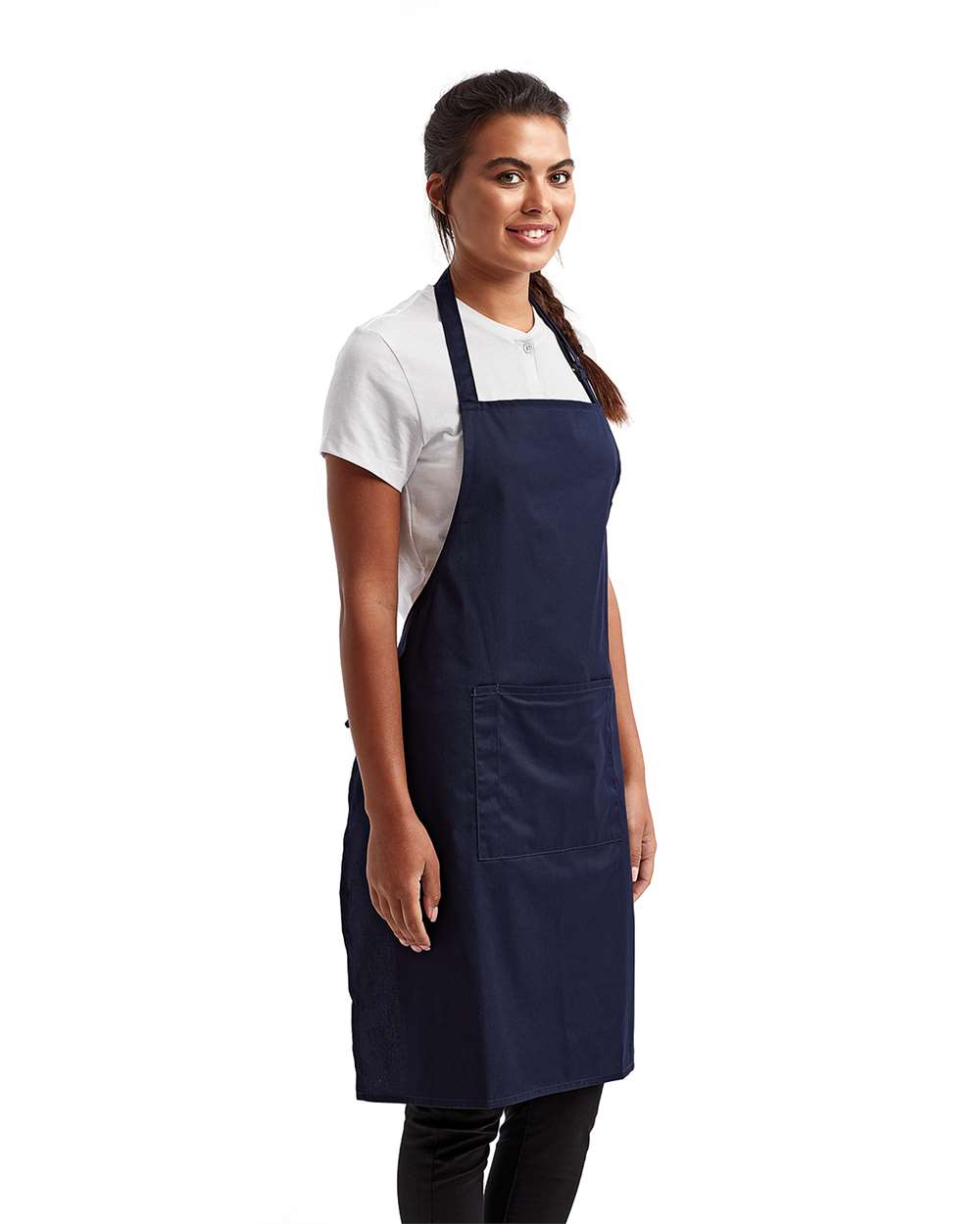 Artisan Collection by Reprime-RP154-Recycled Bib Apron with Pocket - Image 39