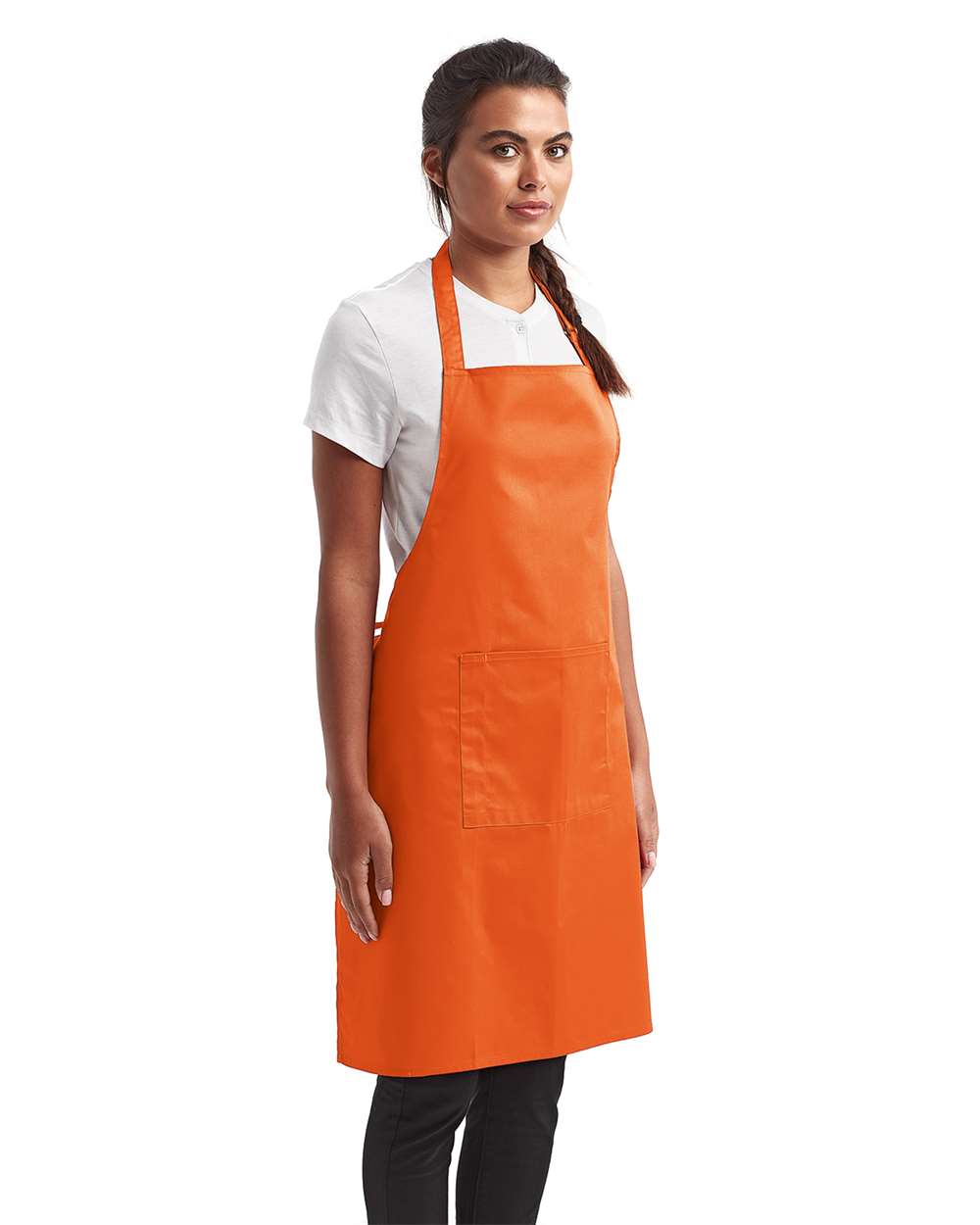 Artisan Collection by Reprime-RP154-Recycled Bib Apron with Pocket - Image 43