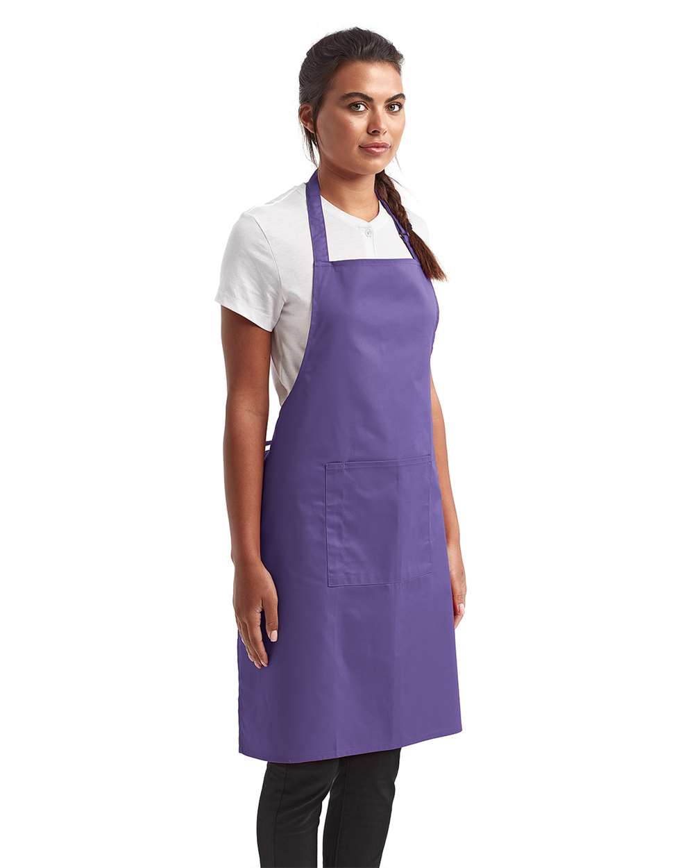 Artisan Collection by Reprime-RP154-Recycled Bib Apron with Pocket - Image 47