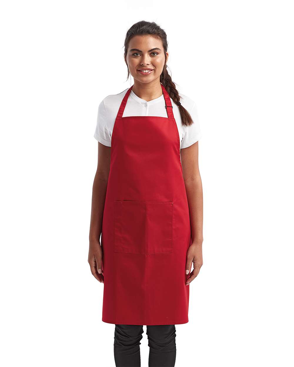 Artisan Collection by Reprime-RP154-Recycled Bib Apron with Pocket - Image 49