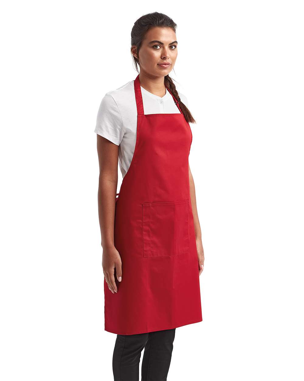 Artisan Collection by Reprime-RP154-Recycled Bib Apron with Pocket - Image 50