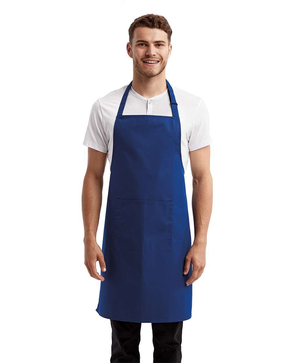 Artisan Collection by Reprime-RP154-Recycled Bib Apron with Pocket - Image 52