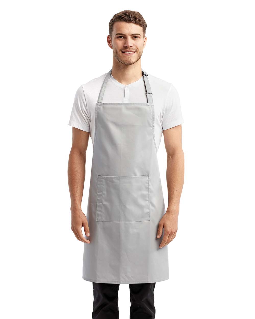 Artisan Collection by Reprime-RP154-Recycled Bib Apron with Pocket - Image 55