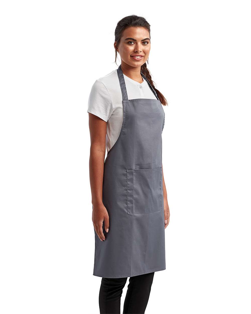 Artisan Collection by Reprime-RP154-Recycled Bib Apron with Pocket - Image 59