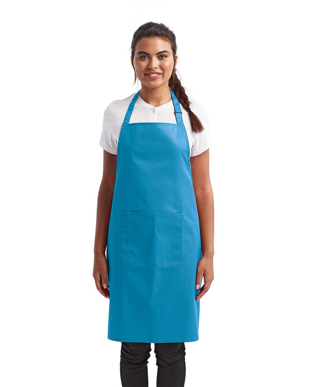 Artisan Collection by Reprime-RP154-Recycled Bib Apron with Pocket - Image 62