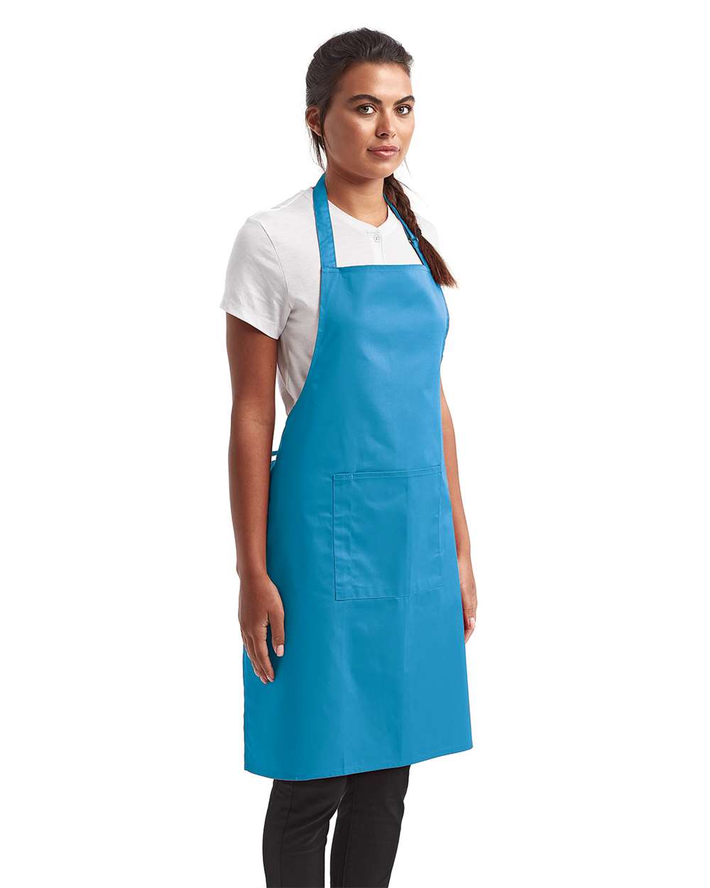 Artisan Collection by Reprime-RP154-Recycled Bib Apron with Pocket - Image 63