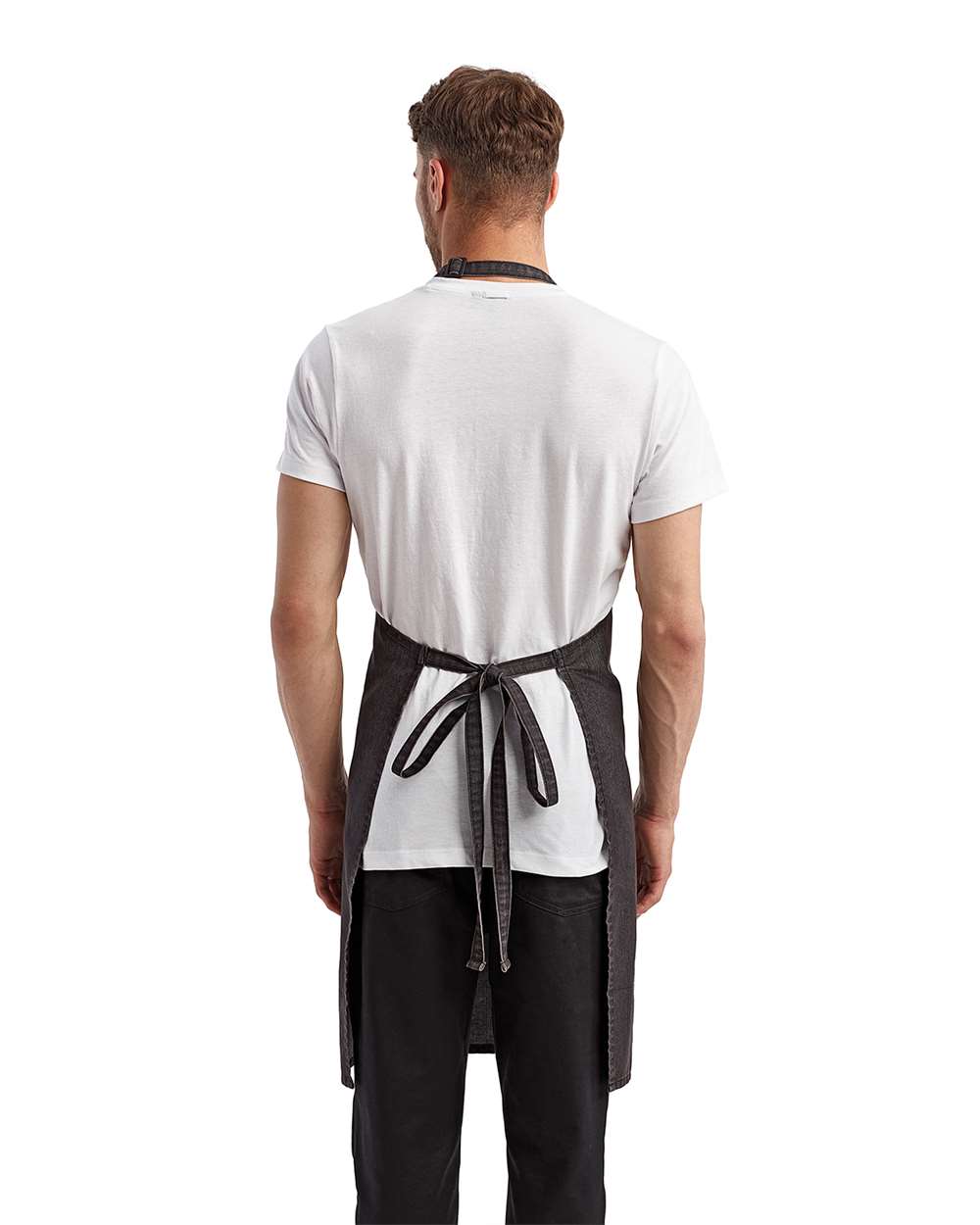 Artisan Collection by Reprime-RP154-Recycled Bib Apron with Pocket - Image 7
