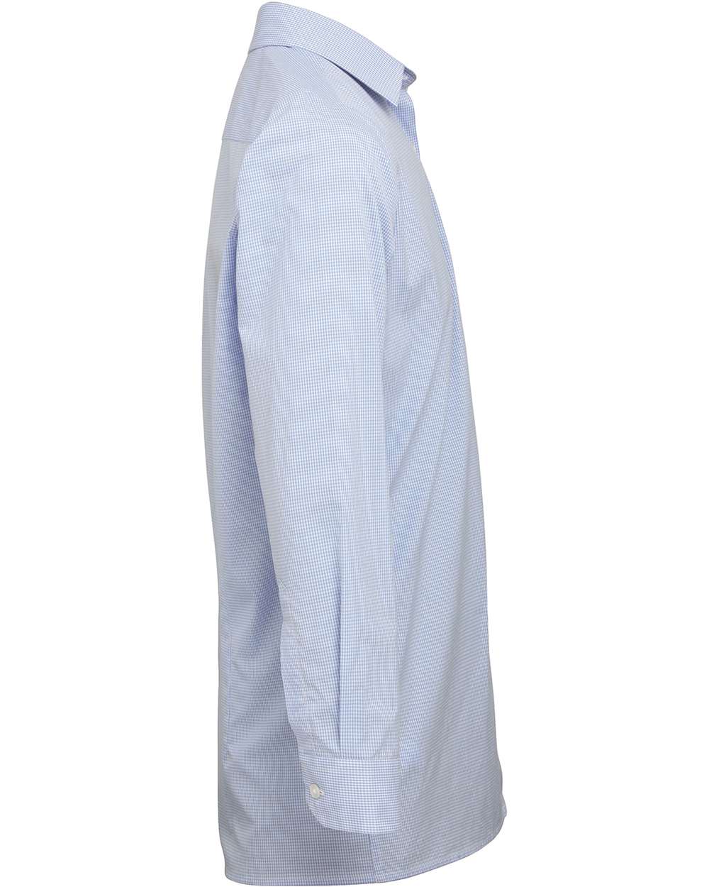 Artisan Collection by Reprime-RP220-Microcheck Gingham Long-Sleeve Cotton Shirt - Image 10