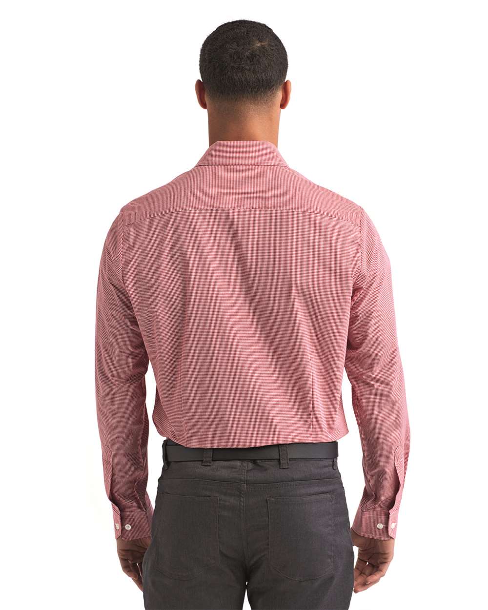 Artisan Collection by Reprime-RP220-Microcheck Gingham Long-Sleeve Cotton Shirt - Image 25