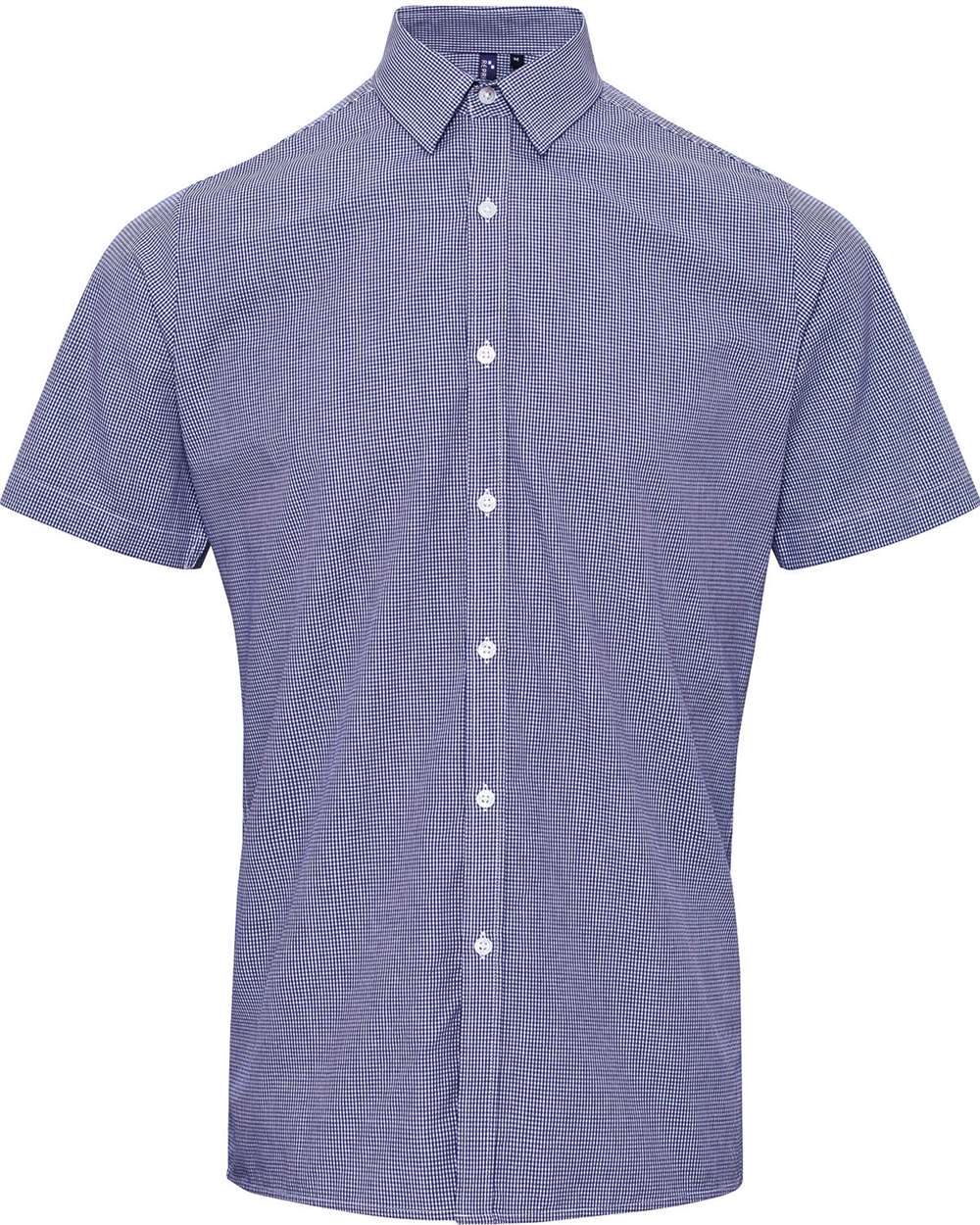 Artisan Collection by Reprime-RP221-Microcheck Gingham Cotton Shirt - Image 14