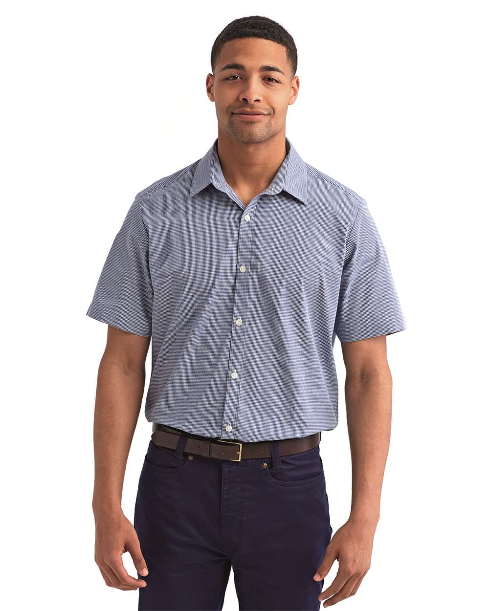 Artisan Collection by Reprime-RP221-Microcheck Gingham Cotton Shirt - Image 17