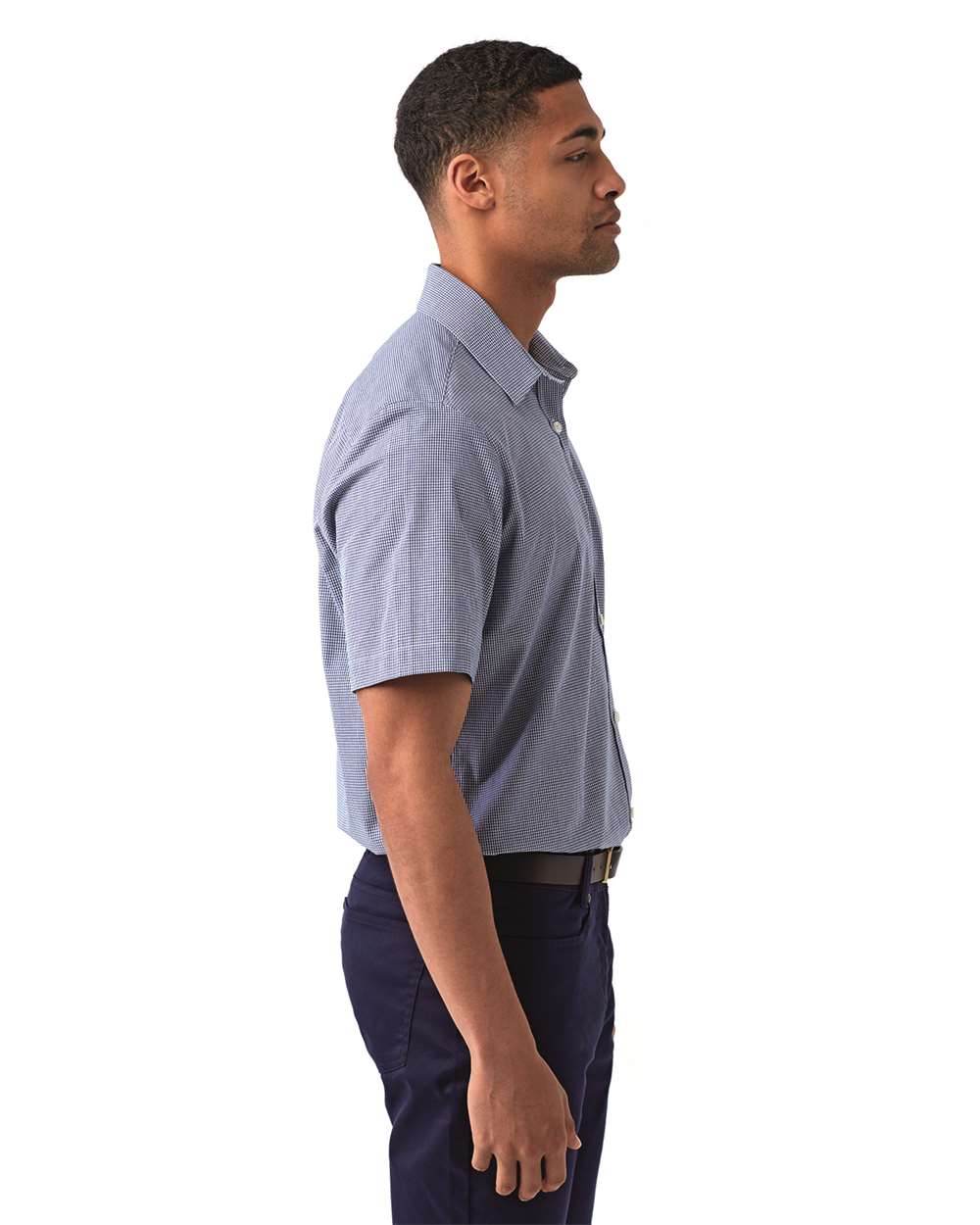 Artisan Collection by Reprime-RP221-Microcheck Gingham Cotton Shirt - Image 18