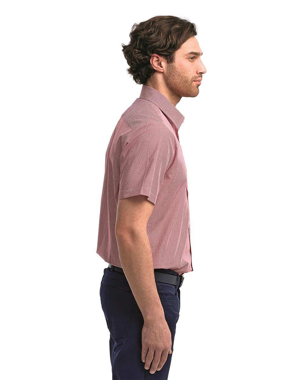 Artisan Collection by Reprime-RP221-Microcheck Gingham Cotton Shirt - Image 24