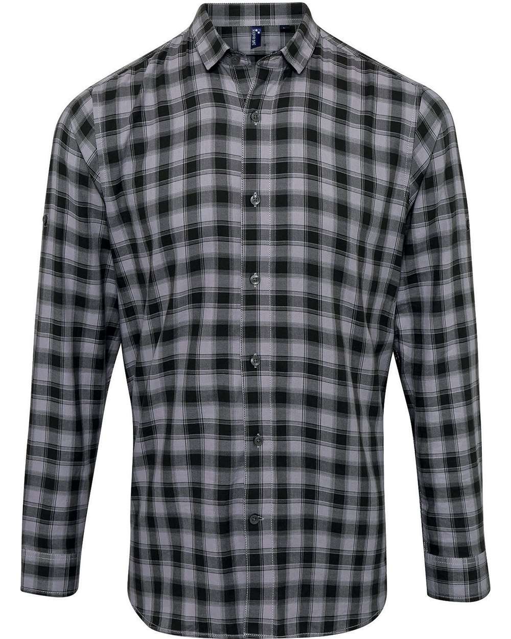 Artisan Collection by Reprime-RP250-Mulligan Check Long-Sleeve Cotton Shirt - Image 14