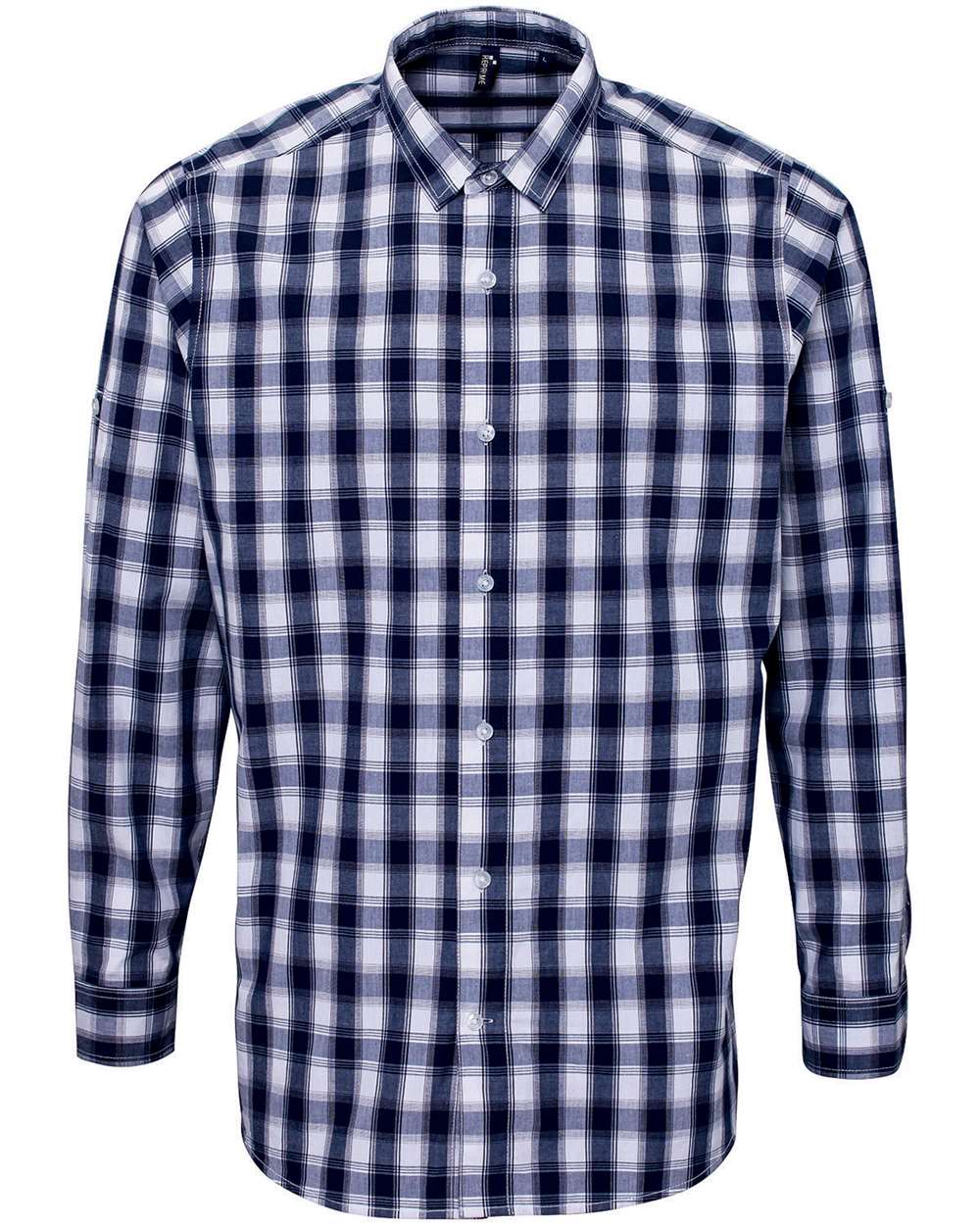 Artisan Collection by Reprime-RP250-Mulligan Check Long-Sleeve Cotton Shirt - Image 20