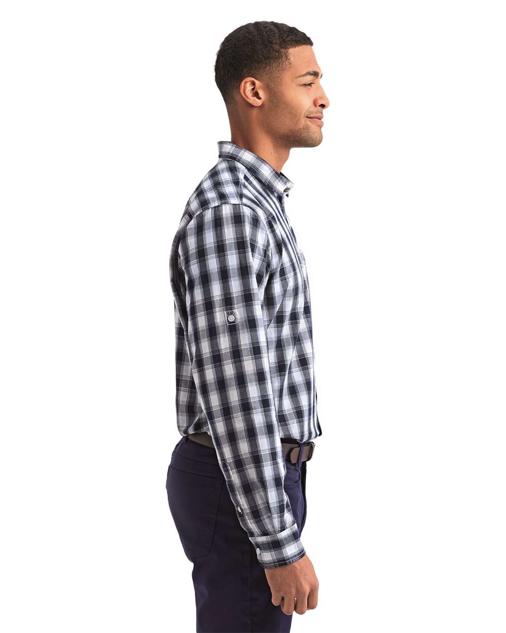Artisan Collection by Reprime-RP250-Mulligan Check Long-Sleeve Cotton Shirt - Image 24