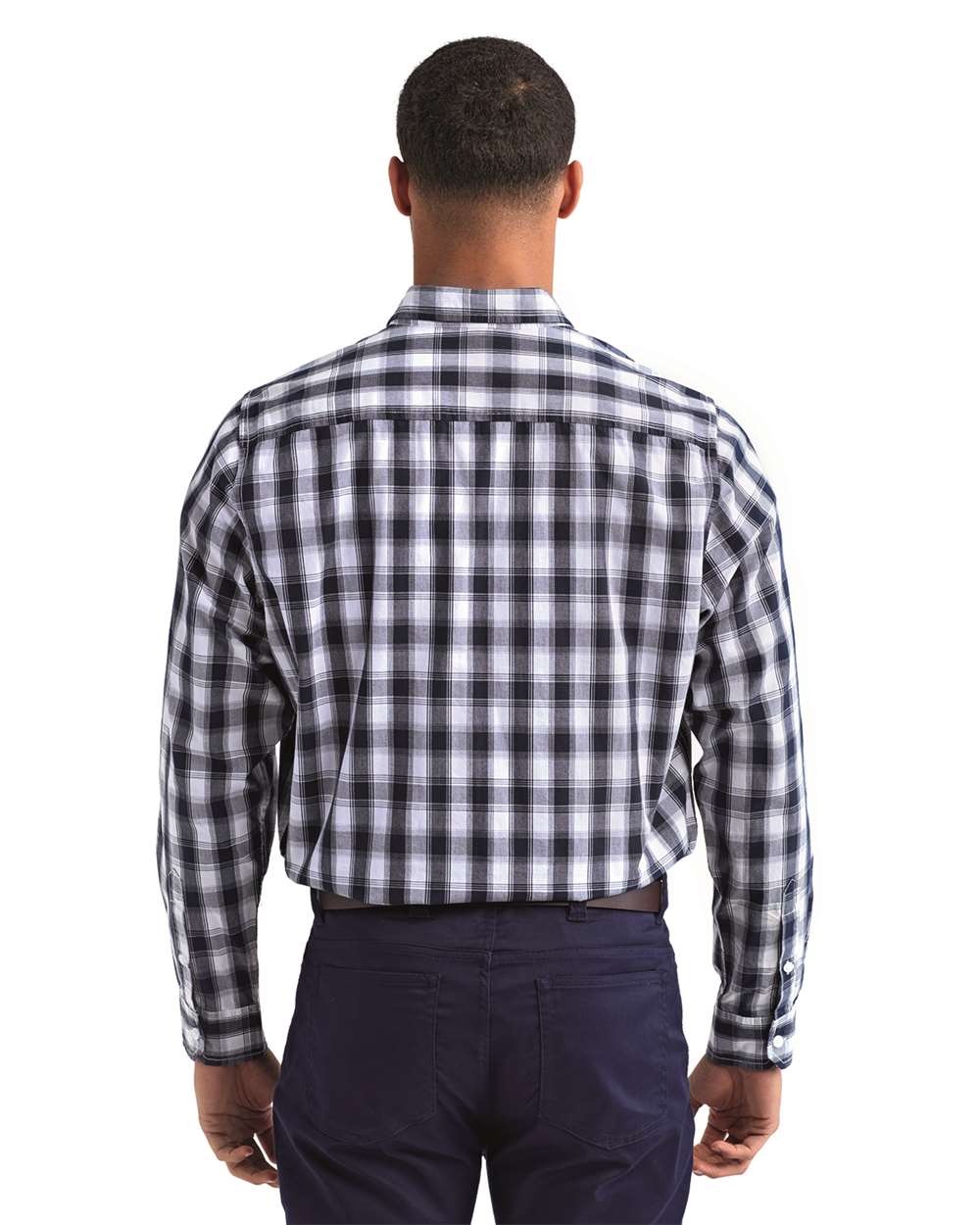 Artisan Collection by Reprime-RP250-Mulligan Check Long-Sleeve Cotton Shirt - Image 25