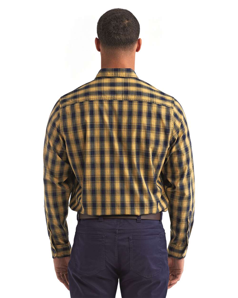 Artisan Collection by Reprime-RP250-Mulligan Check Long-Sleeve Cotton Shirt - Image 6