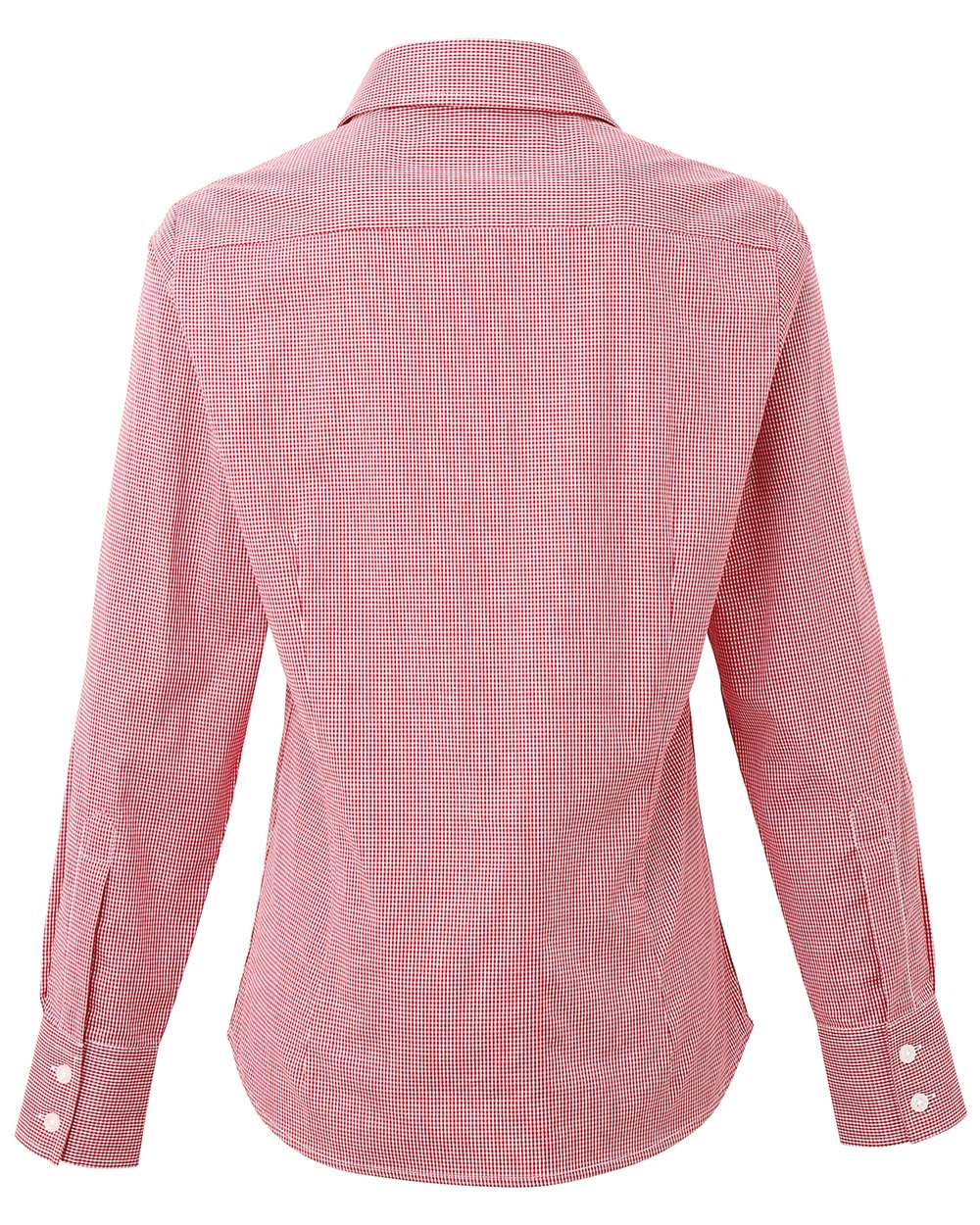 Artisan Collection by Reprime-RP320-Women's Microcheck Gingham Cotton Shirt - Image 21