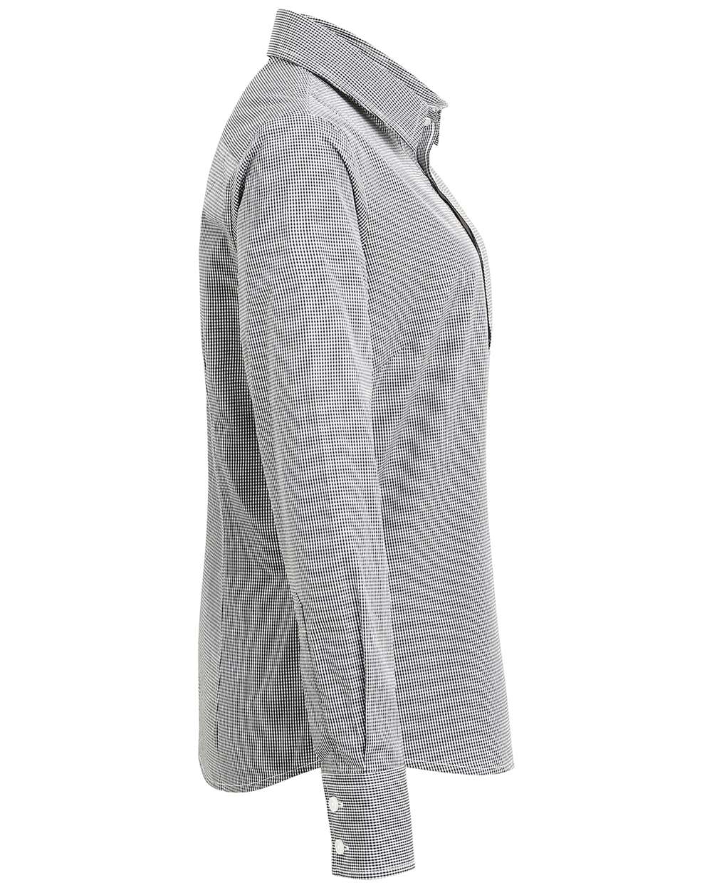 Artisan Collection by Reprime-RP320-Women's Microcheck Gingham Cotton Shirt - Image 3