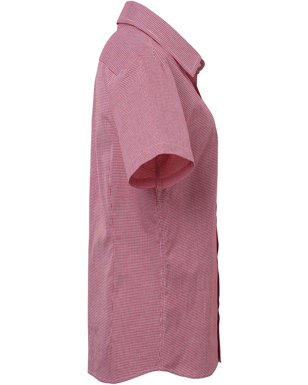 Artisan Collection by Reprime-RP321-Women's Microcheck Gingham Short Sleeve Cotton Dress Shirt - Image 22