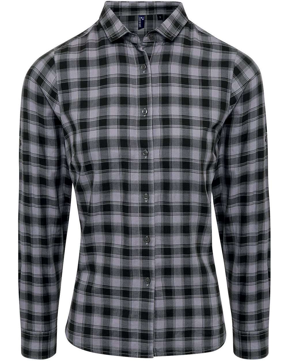 Artisan Collection by Reprime-RP350-Women's Mulligan Check Long Sleeve Cotton Dress Shirt - Image 14
