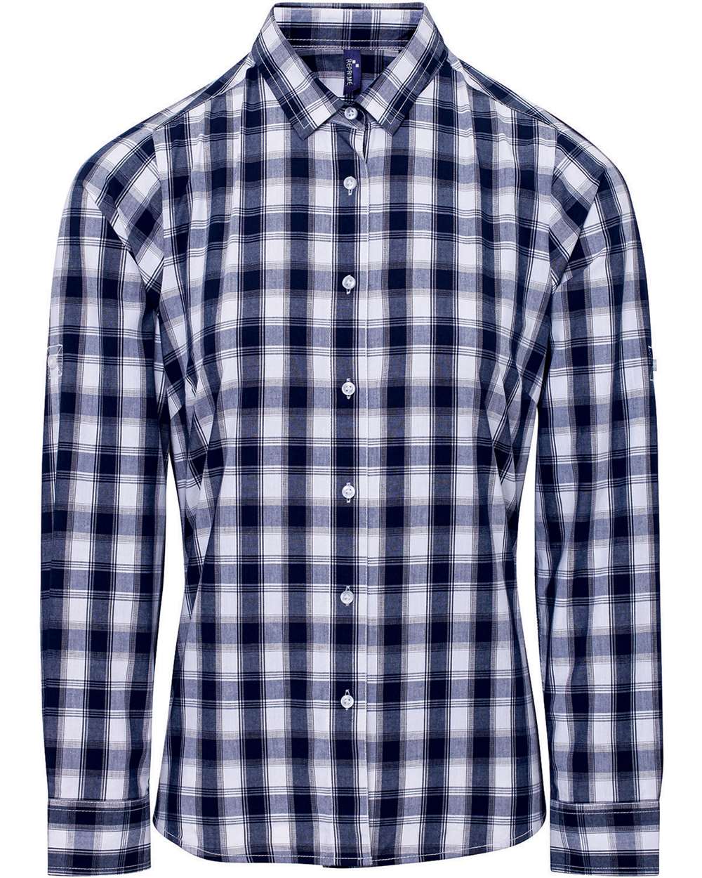 Artisan Collection by Reprime-RP350-Women's Mulligan Check Long Sleeve Cotton Dress Shirt - Image 20