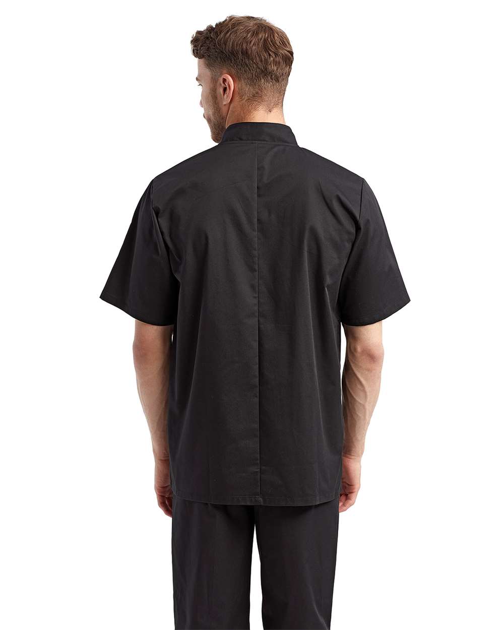 Artisan Collection by Reprime-RP656-Short Sleeve Recycled Chef Coat - Image 3