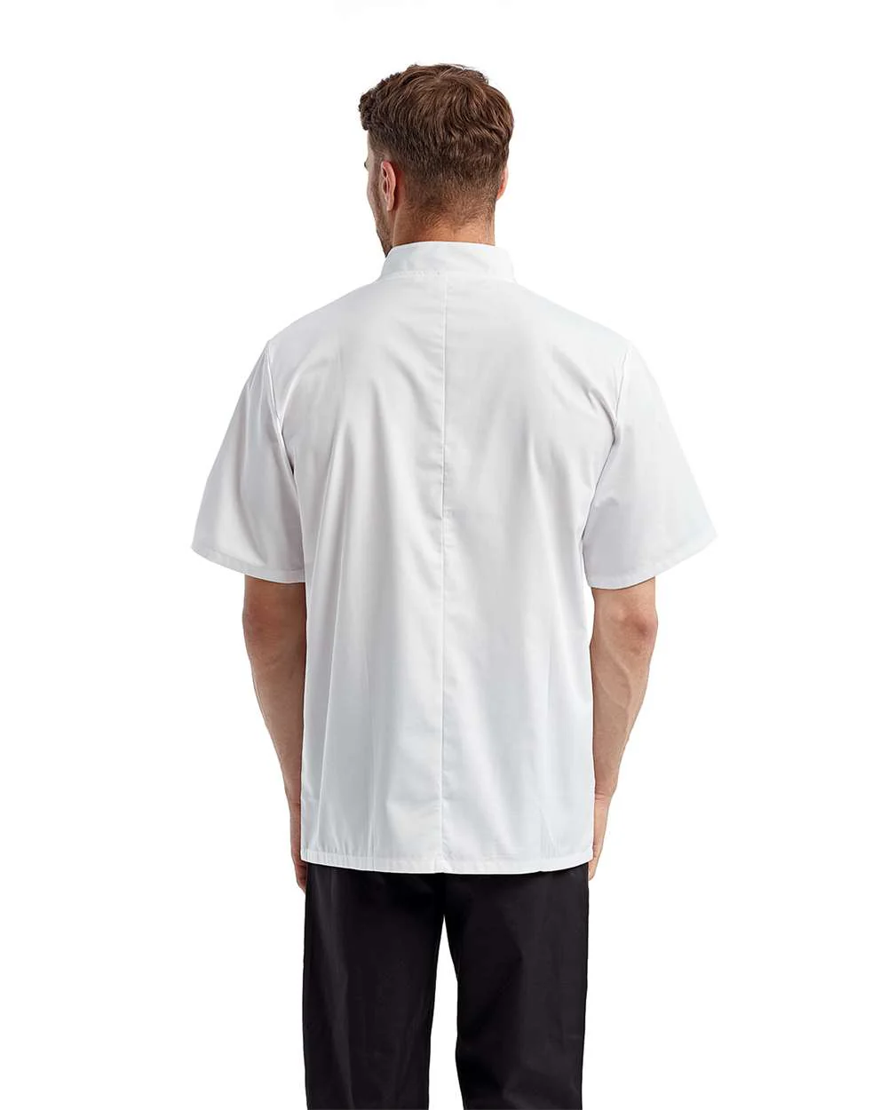 Artisan Collection by Reprime-RP656-Short Sleeve Recycled Chef Coat - Image 7