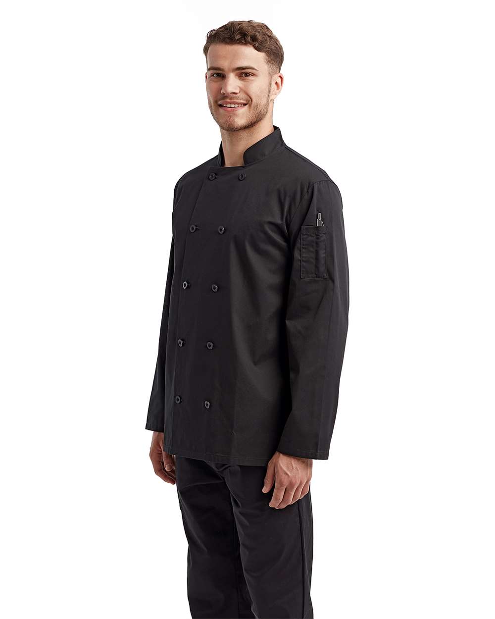 Artisan Collection by Reprime-RP657-Recycled Chef Coat - Image 2
