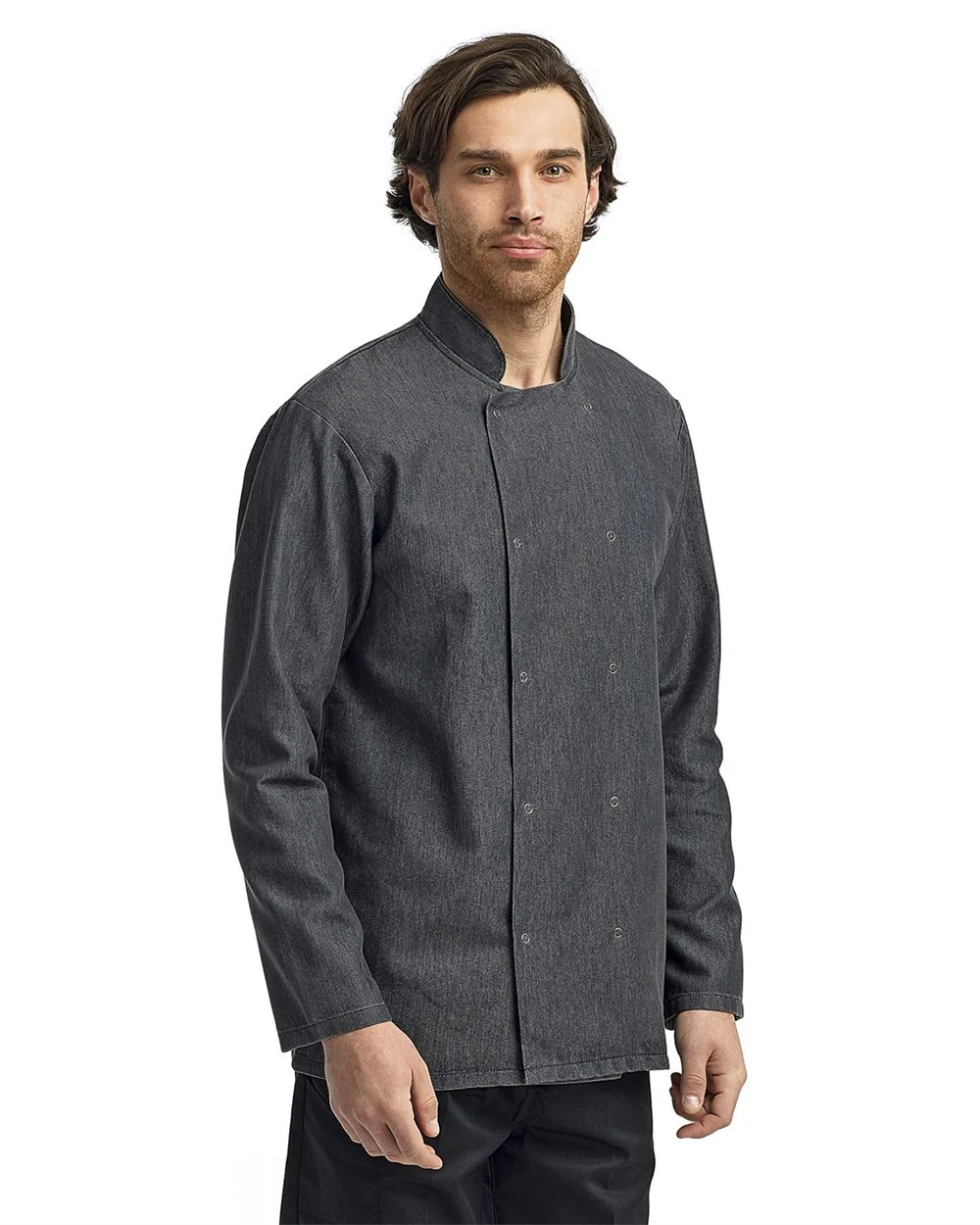 Artisan Collection by Reprime-RP660-Denim Chef's Jacket - Image 7