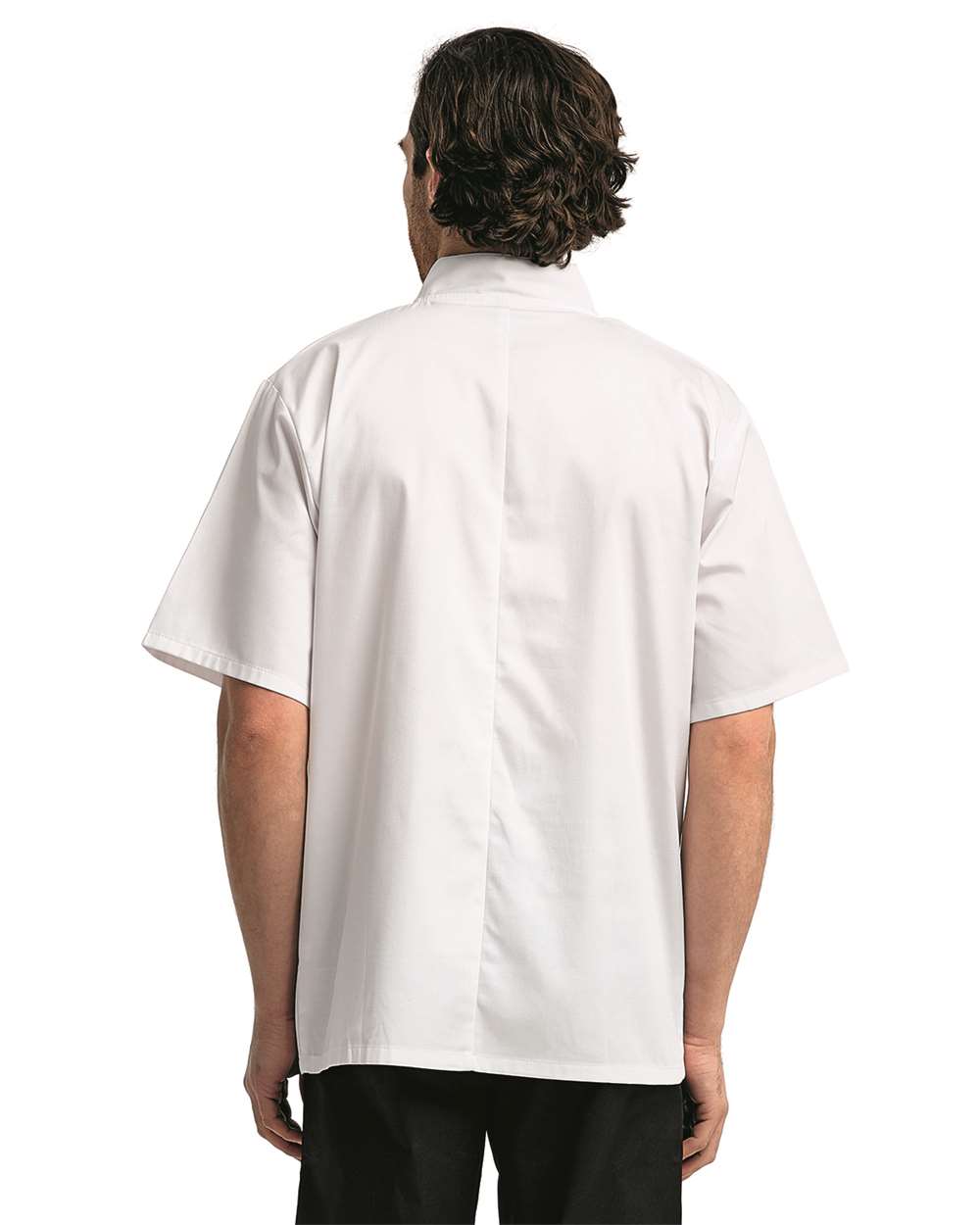 Artisan Collection by Reprime-RP664-Ten Studded Front Chef Short Sleeve Coat - Image 13