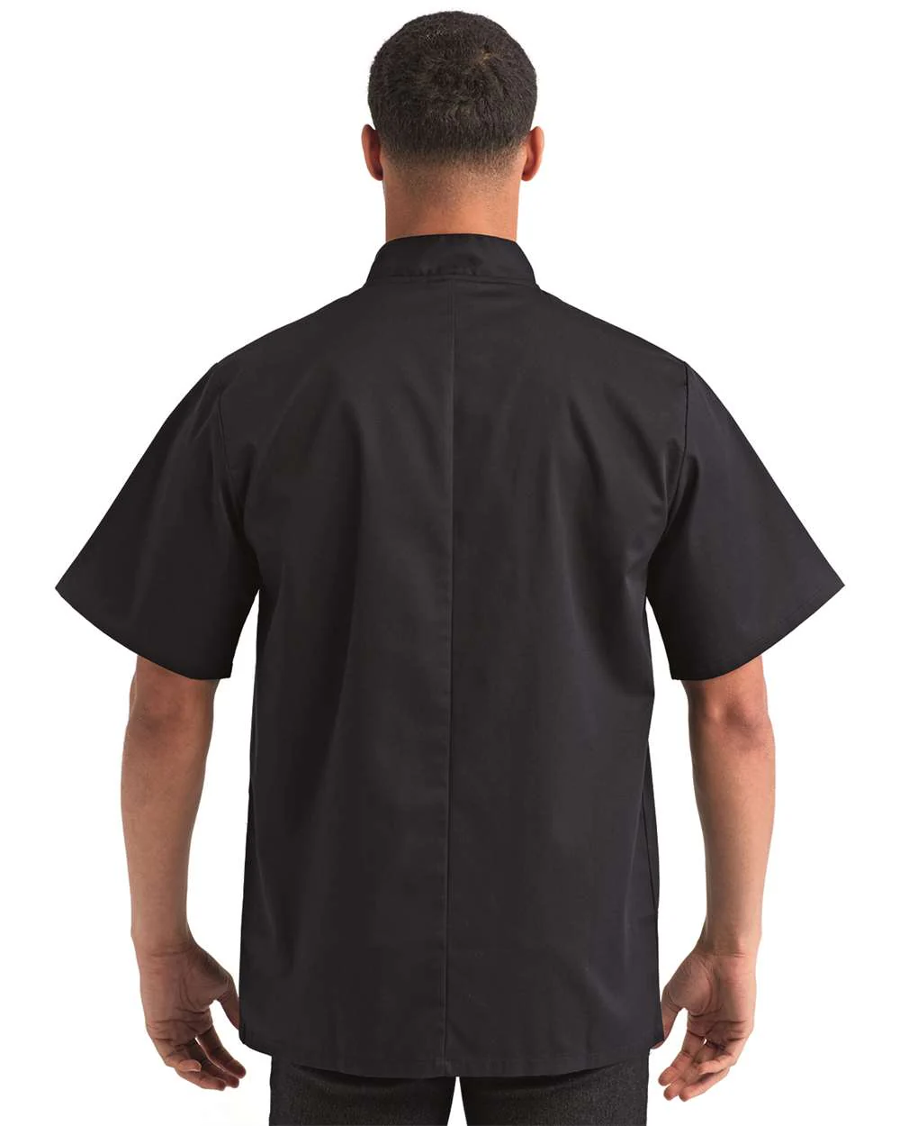 Artisan Collection by Reprime-RP664-Ten Studded Front Chef Short Sleeve Coat - Image 6