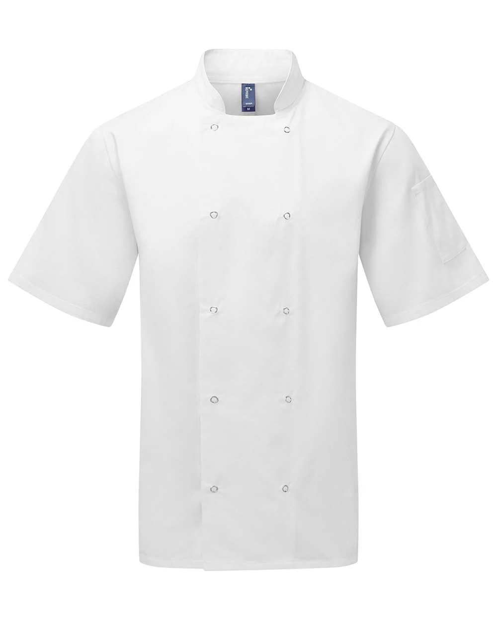 Artisan Collection by Reprime-RP664-Ten Studded Front Chef Short Sleeve Coat - Image 8