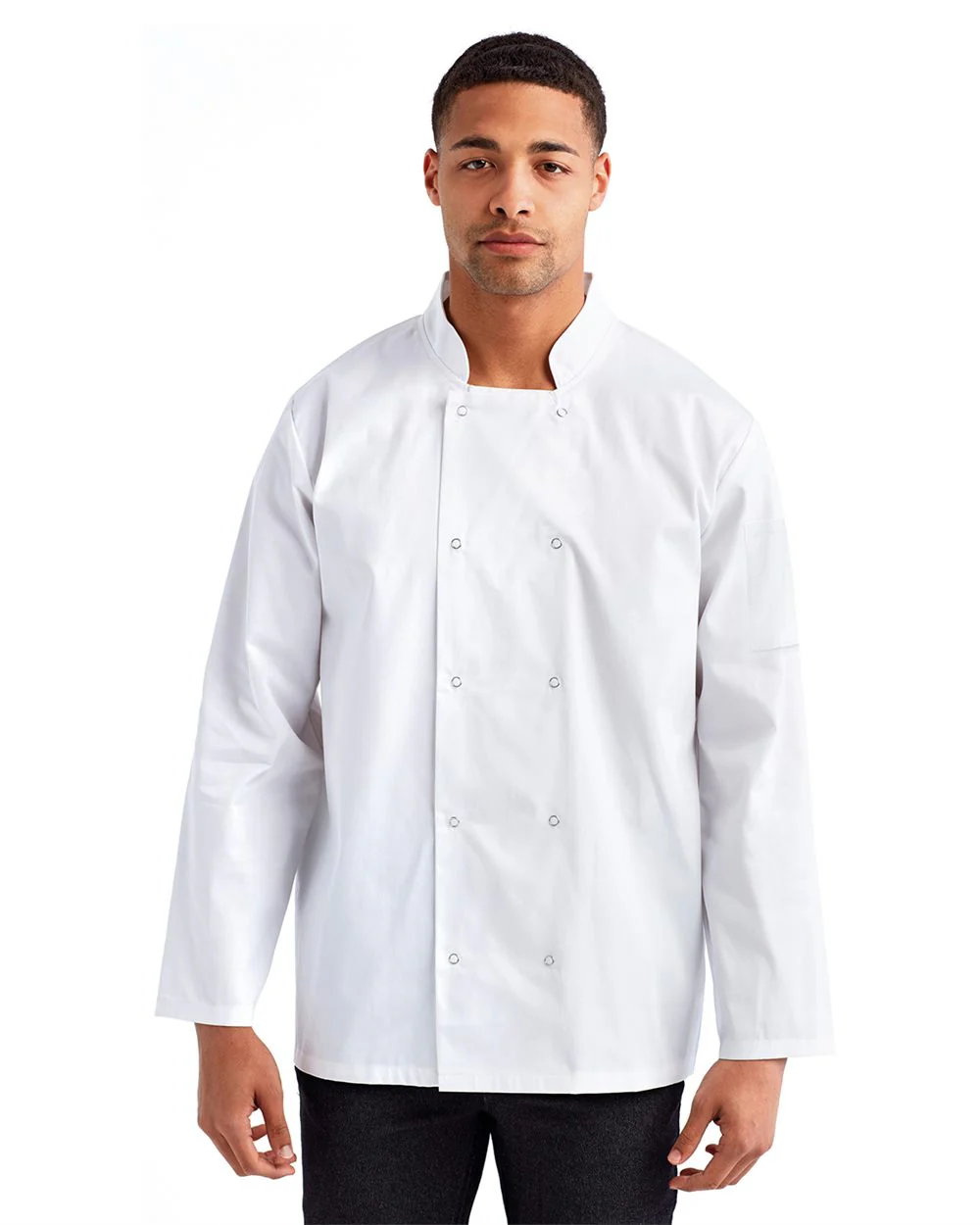 Artisan Collection by Reprime-RP665-Ten Studded Front Chef Coat - Image 7
