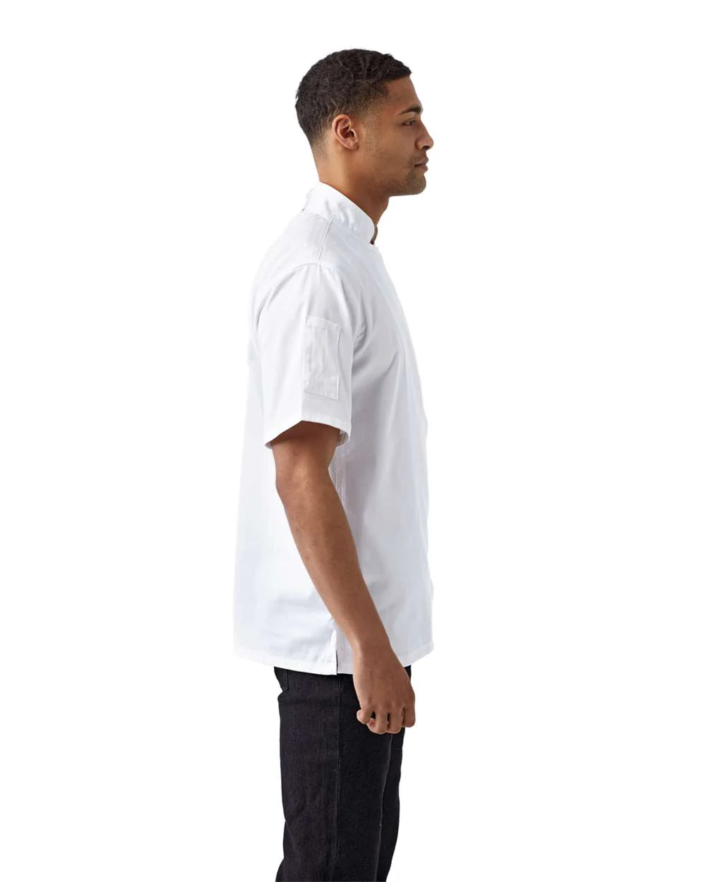 Artisan Collection by Reprime-RP906-Zip-Close Short Sleeve Chef's Coat - Image 8