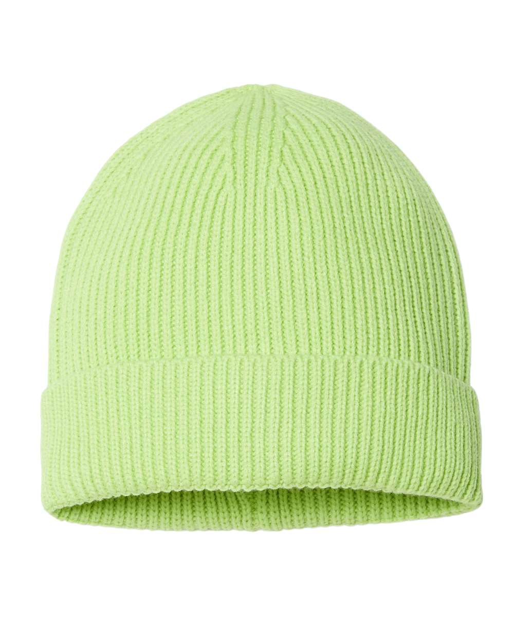 Atlantis Headwear-ANDY-Sustainable Fine Rib Cuffed Beanie - Image 2