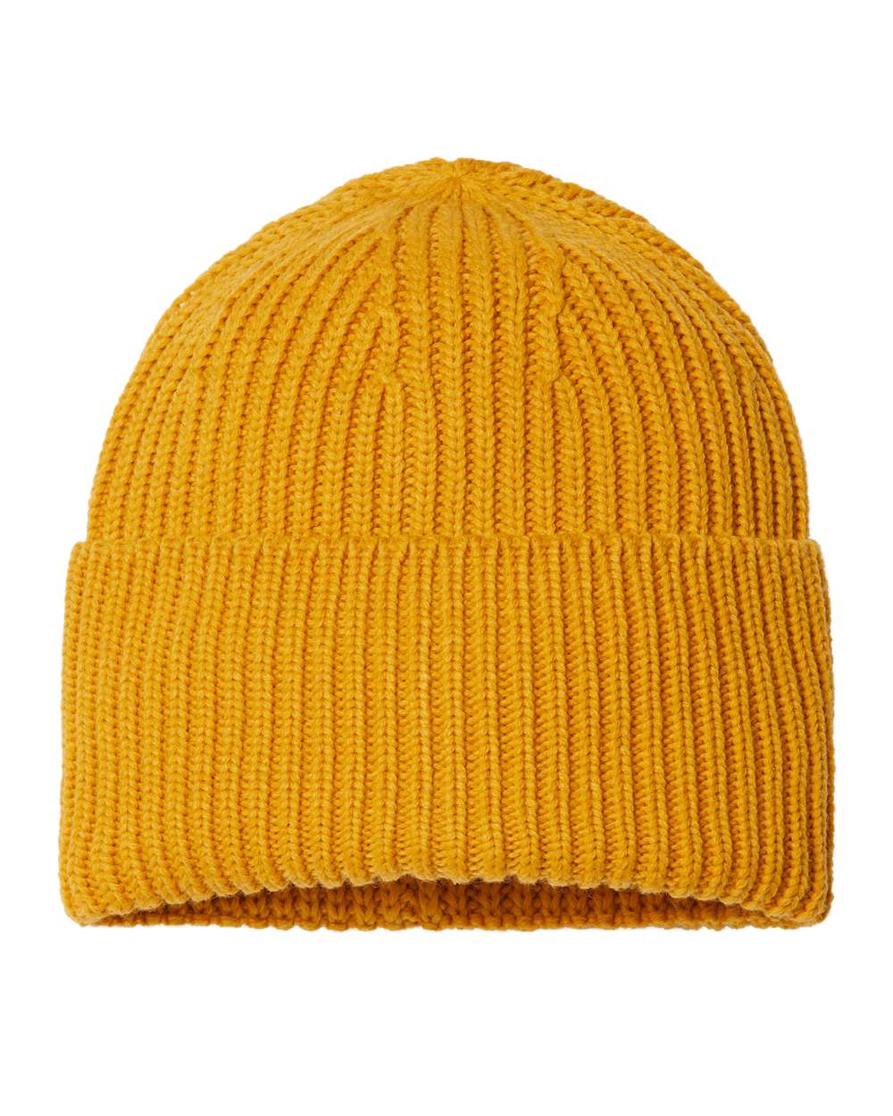 Atlantis Headwear-OAK-Sustainable Chunky Rib Cuffed Beanie - Image 11