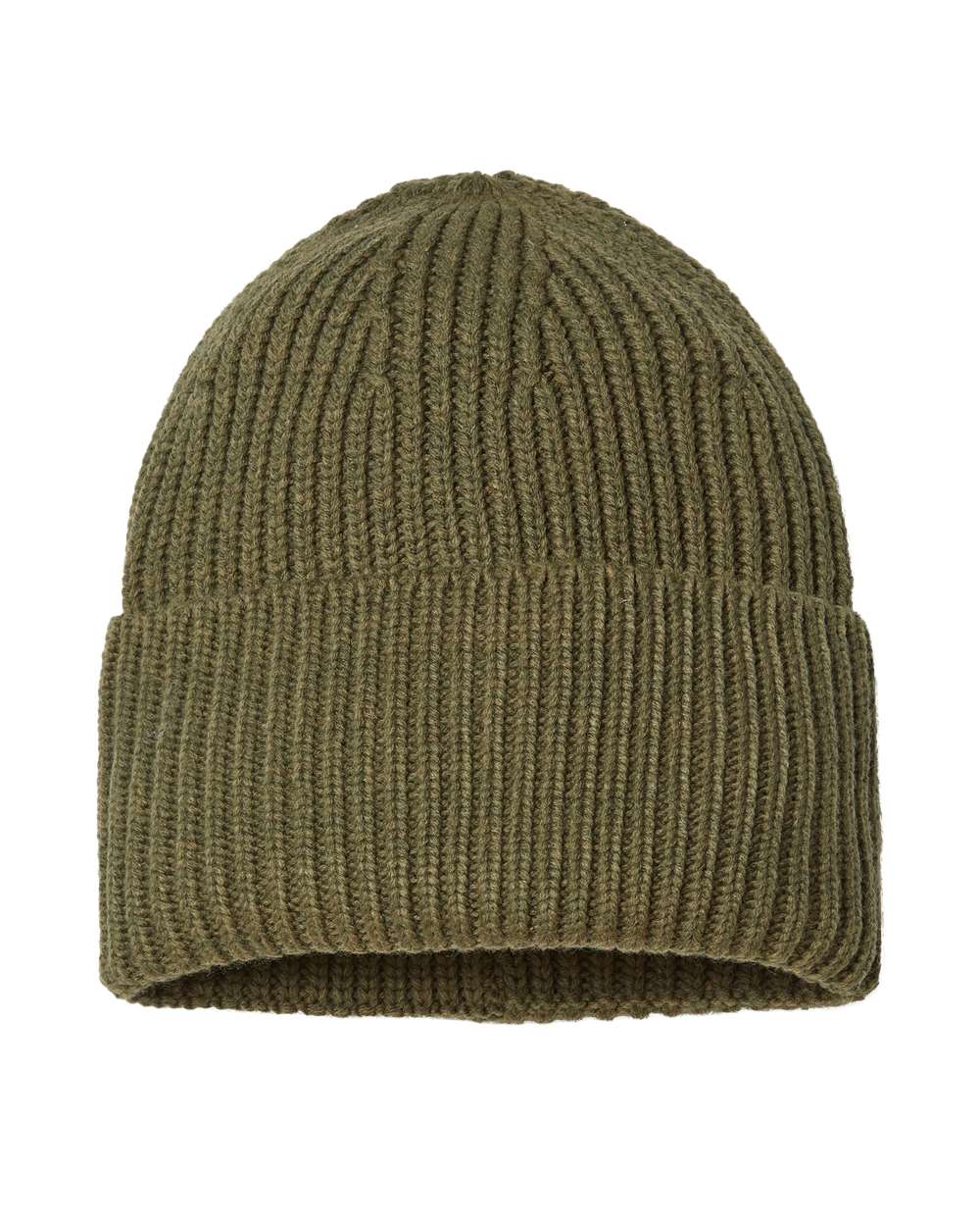 Atlantis Headwear-OAK-Sustainable Chunky Rib Cuffed Beanie - Image 14