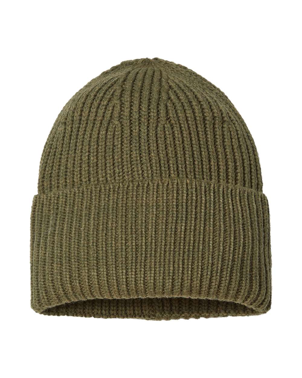 Atlantis Headwear-OAK-Sustainable Chunky Rib Cuffed Beanie - Image 15