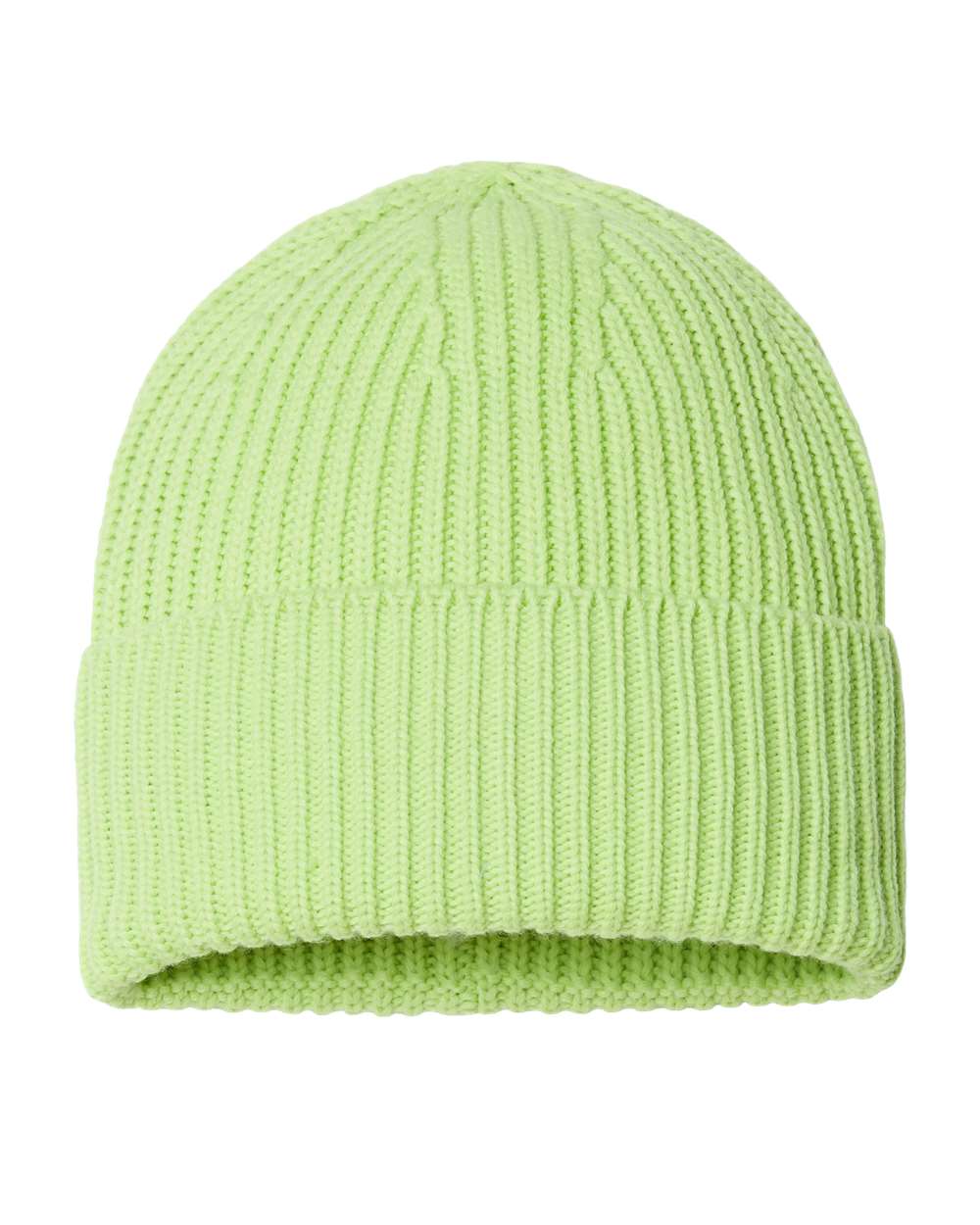 Atlantis Headwear-OAK-Sustainable Chunky Rib Cuffed Beanie - Image 2