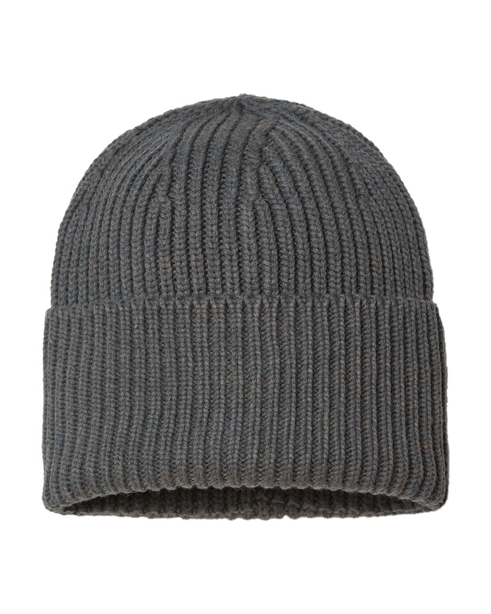 Atlantis Headwear-OAK-Sustainable Chunky Rib Cuffed Beanie - Image 4