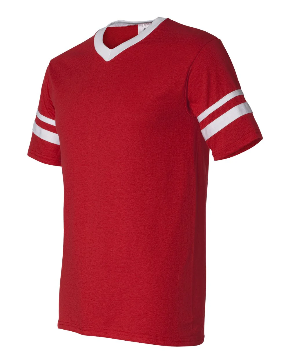 Augusta Sportswear-360-V-Neck Jersey with Striped Sleeves - Image 15