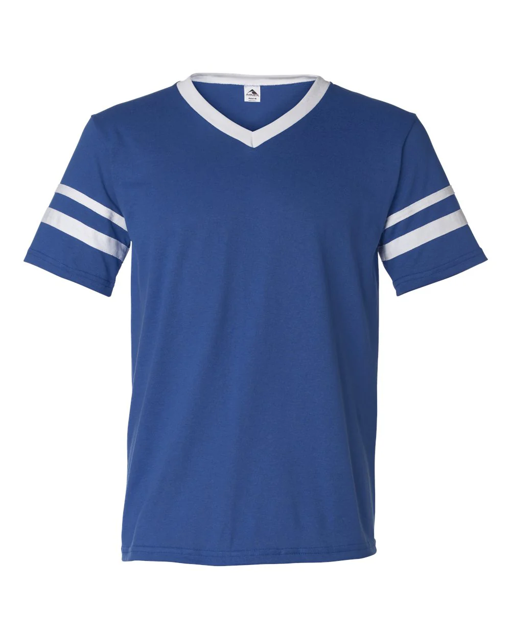 Augusta Sportswear-360-V-Neck Jersey with Striped Sleeves - Image 16