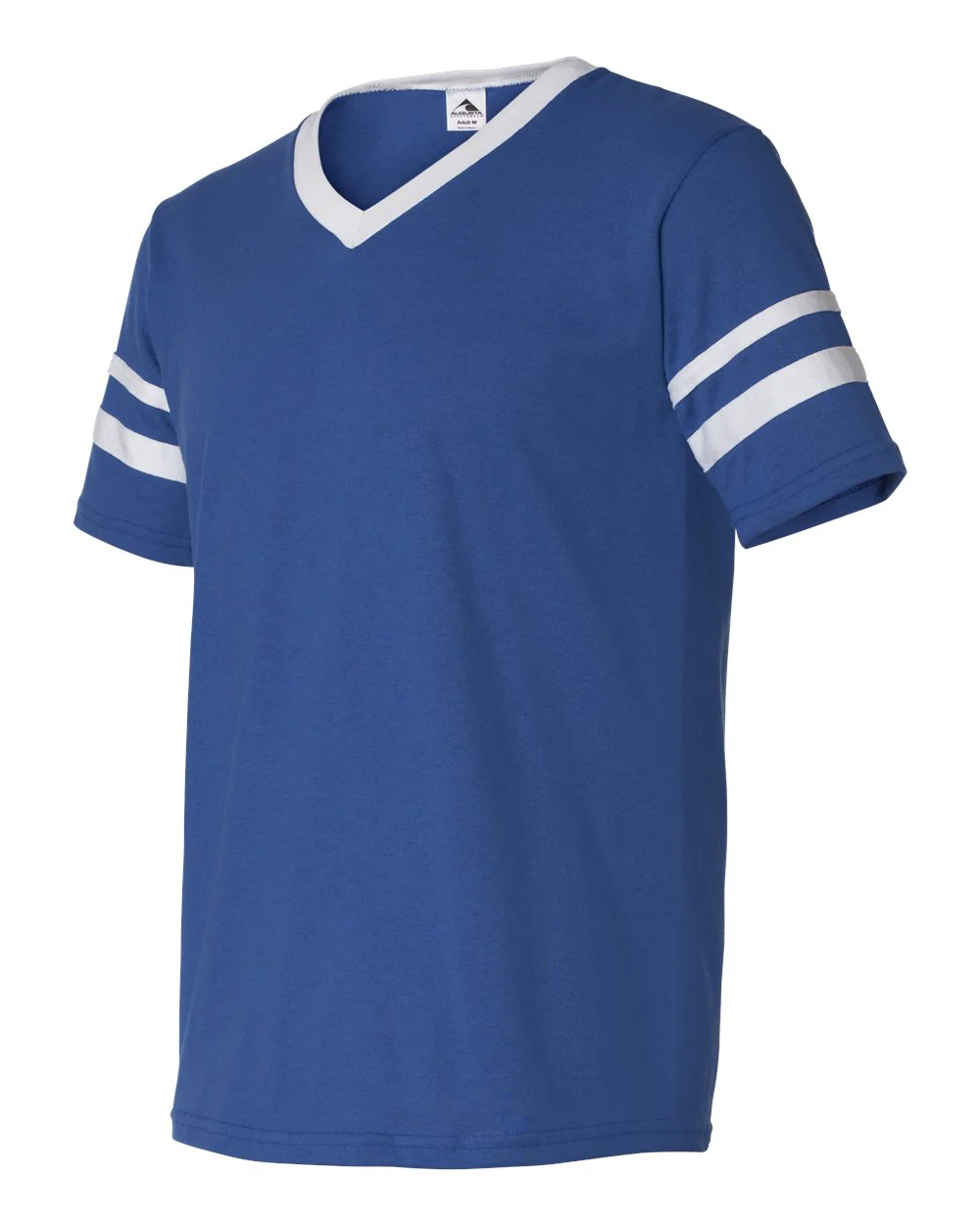 Augusta Sportswear-360-V-Neck Jersey with Striped Sleeves - Image 18