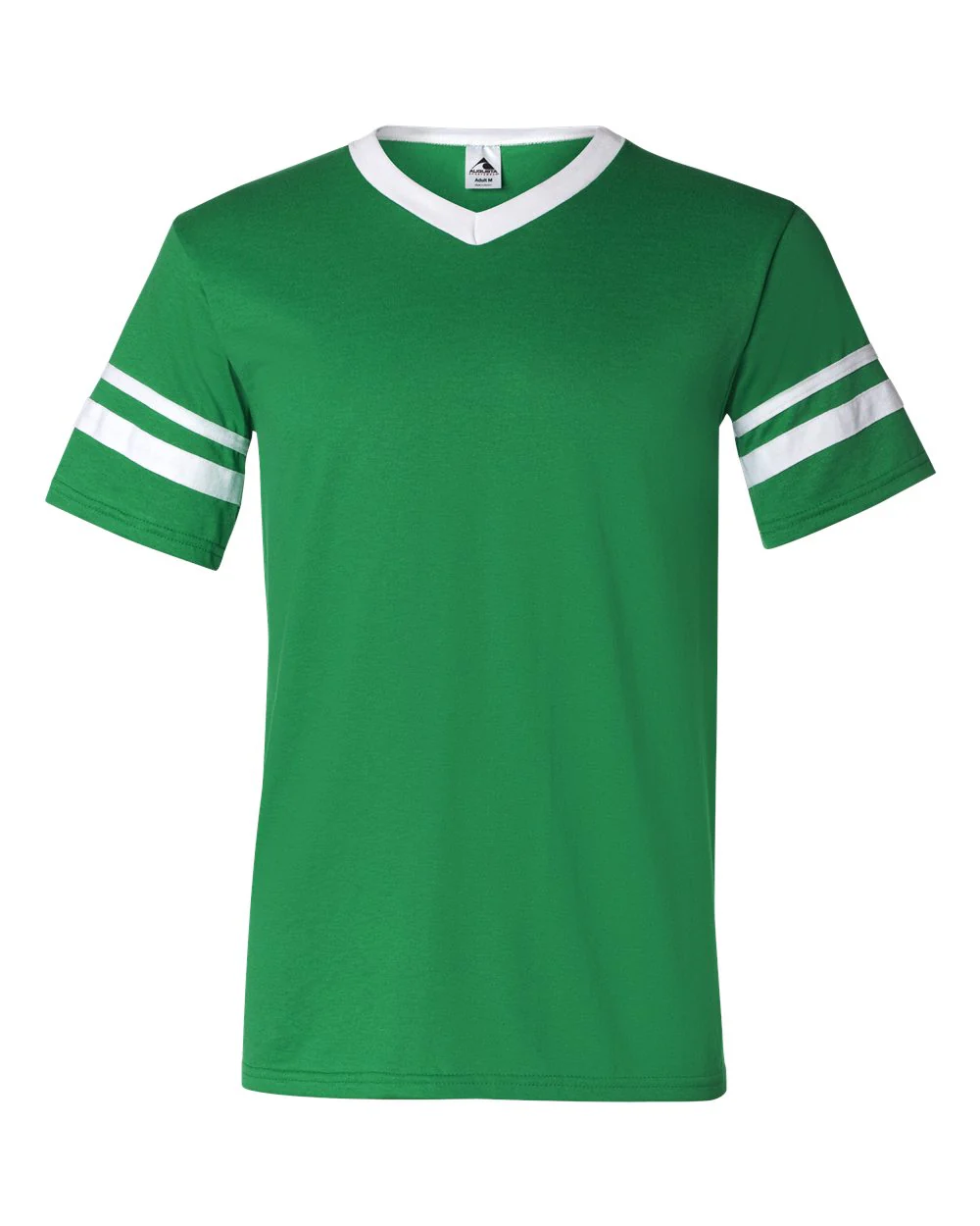 Augusta Sportswear-360-V-Neck Jersey with Striped Sleeves - Image 5