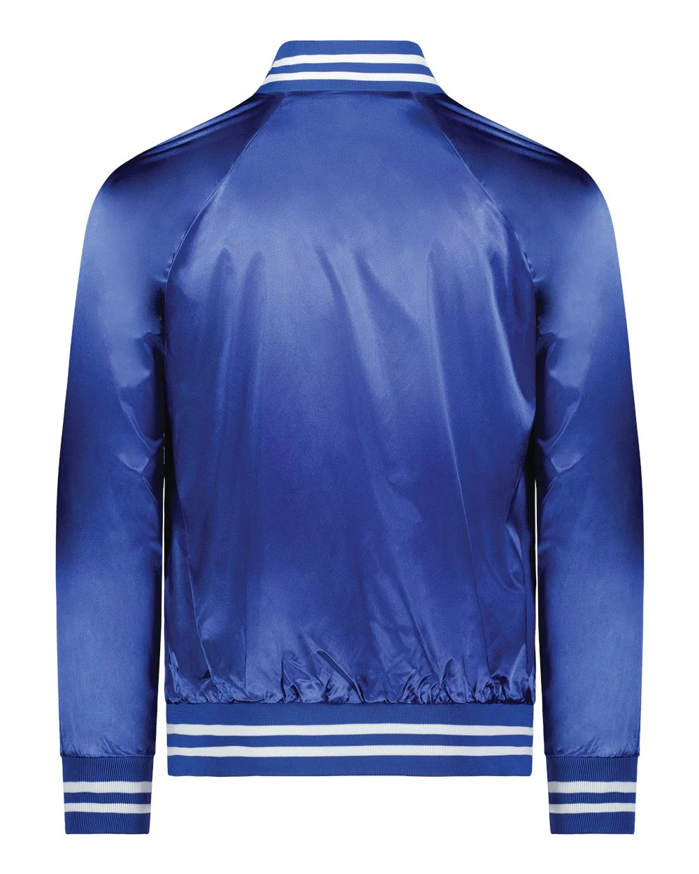 Augusta Sportswear-3610-Satin Baseball Jacket Striped Trim - Image 10