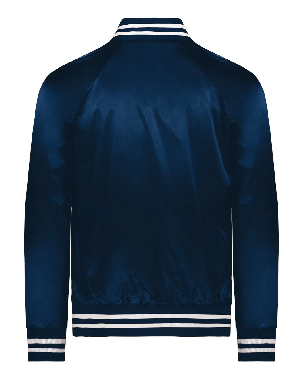 Augusta Sportswear-3610-Satin Baseball Jacket Striped Trim - Image 6
