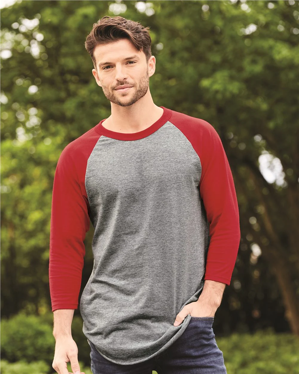 Augusta Sportswear-4420-Three-Quarter Raglan Sleeve Baseball Jersey - Image 4